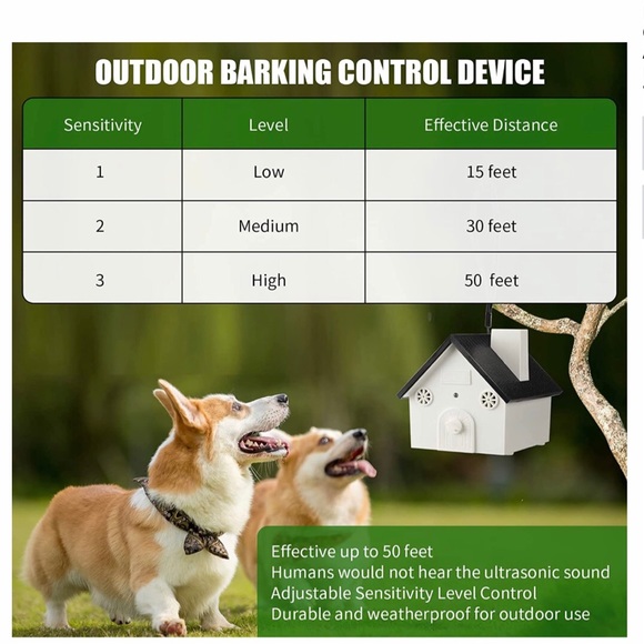 Ankuwa Ultra Sonic Bark Control Device Bird House - Picture 14 of 14